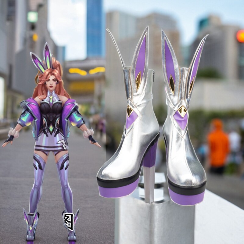 英雄联盟lol幻灵战队女枪cos鞋cosplay鞋来图定制