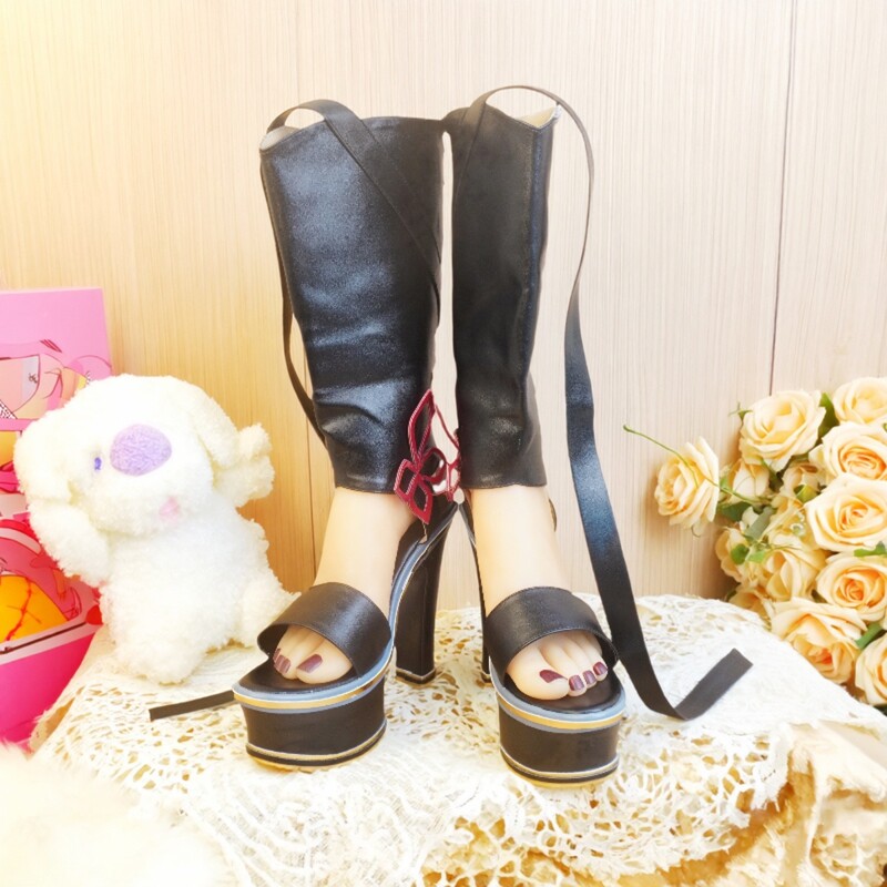 敛cos鞋新世界狂欢敛华伶敛花魁敛cosplay鞋动漫游戏增高道具鞋