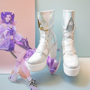 王者荣耀孙尚香音你闪耀cos鞋cosplay鞋动漫女鞋来图定制