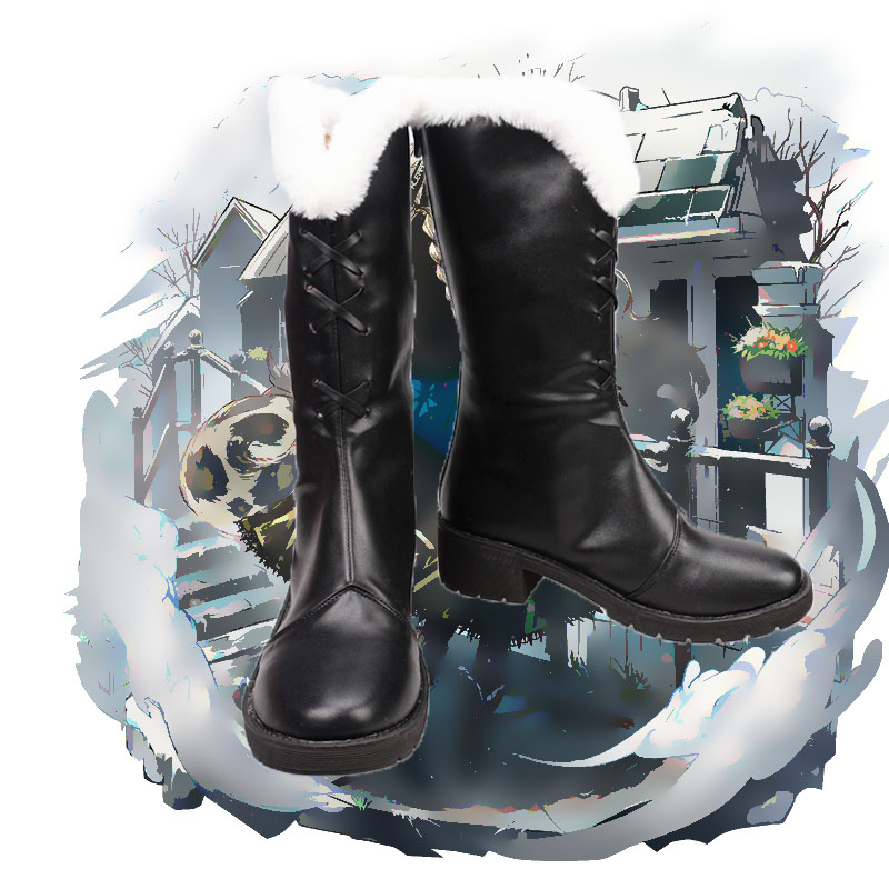 初雪开斯特之霜cos鞋子