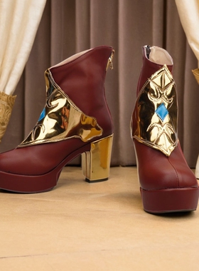 LOL英雄联盟cos KDA 萨勒芬妮 Seraphine cosplay 鞋子靴子定做