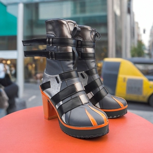 彩虹社cos 虚拟主播 Alban Knox cos鞋 cosplay鞋游戏定制