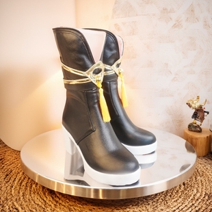 cos鞋王者荣耀孙权新英雄射手孙权cosplay游戏道具鞋定制