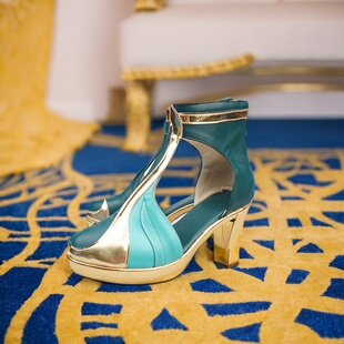 王者荣耀cos小乔青蛇cos鞋COSPLAY配件动漫鞋游戏人物鞋子定制