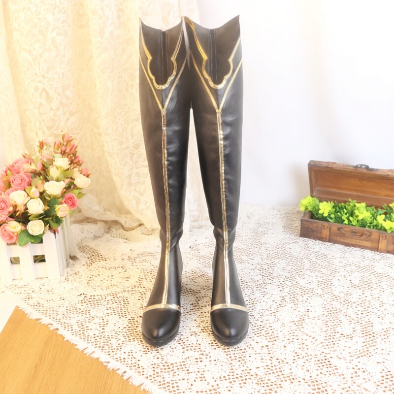 cos鞋王者荣耀孙尚香原皮cosplay动漫游戏漫展增高道具靴子定制