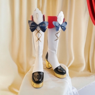 偶像活动cos星宫莓虹野梦cospaly校服女鞋S4制服靴子定制