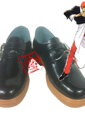 Q3 拳皇 八神庵 cos鞋 cosplay鞋定做