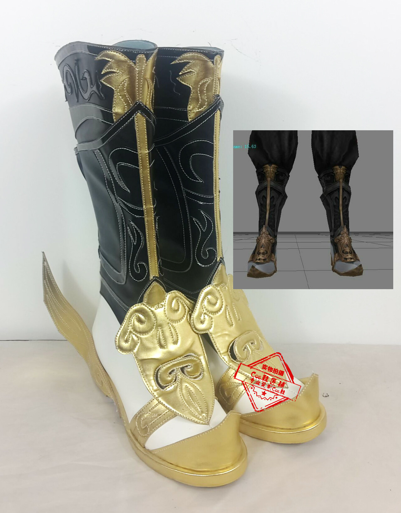 J23 剑W三 破虏喵哥cosplay鞋子定做靴子