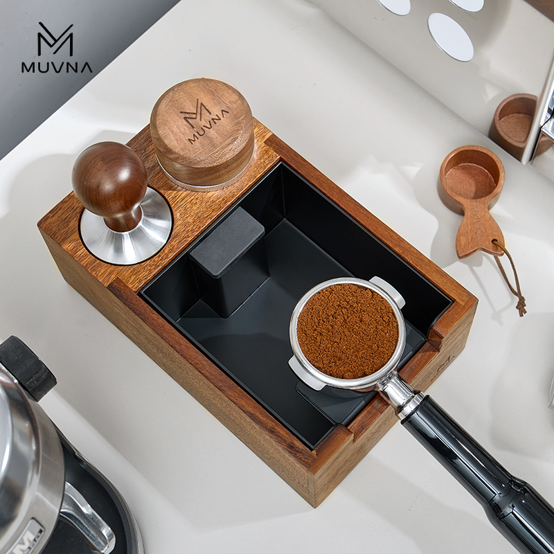 MUVNA咖啡压粉座压粉底座敲渣盒