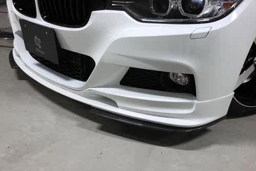 3D Design BMW宝马3系F30/31/35碳纤维前下导流片 需搭配前唇使用