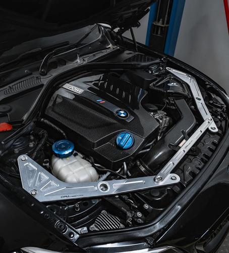 日本原装CPM BMW宝马F87 M2 N55铝合金车体强化拉杆 机舱内