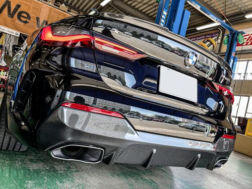 3DDesignBMW4系G22G23碳纤维后唇