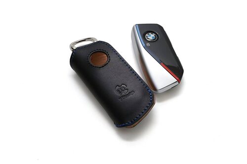 现货正品日本3DDesign  适用于宝马新车型G60 G70等小牛皮钥匙包