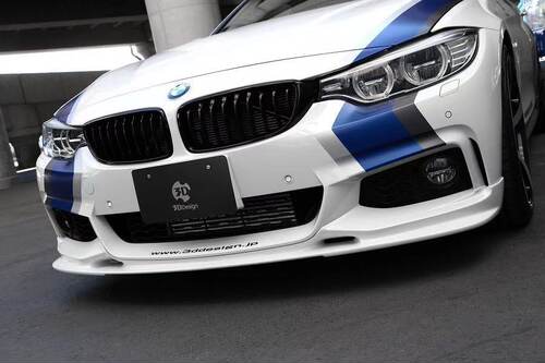 官方正品3D Design BMW宝马4系F32/33/36 前唇扰流器 pu材质