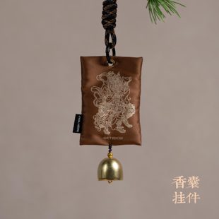 阔七车载香薰挂件高级感财神香囊香包礼盒香挂招财文创伴手礼物