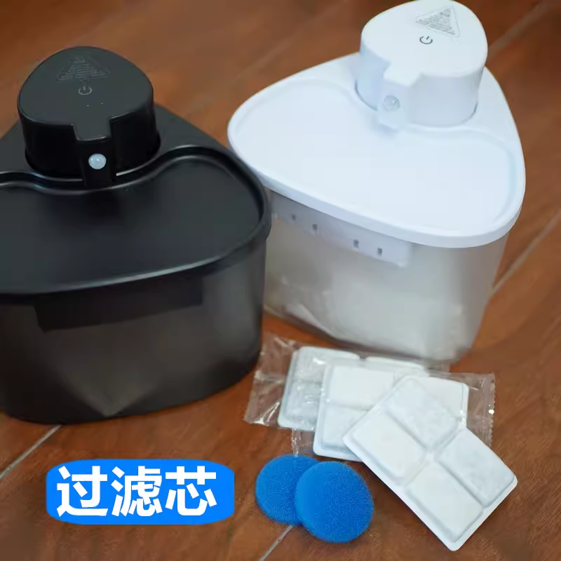 探宠猫咪饮水机过滤替换滤芯4片8片装恒温饮水机滤棉每月更换配件