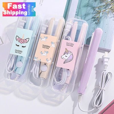 New Curling Iron Mini Hair Straightener Iron Ceramic Straigh