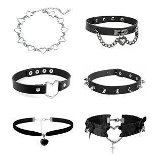Charm Jewe Sexy Vintage Collar Necklaces Gothic Trendy Round
