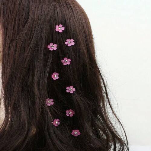 10pcs hair accessories with a sweet mini flower design perfe