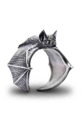 Vintage Dragon Bat Rings for Women Gothic Adjustable Animal