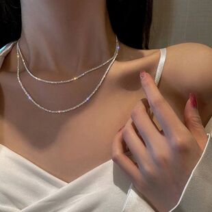 For Popular Necklace Chain Choker Clavicle Sparkling Women