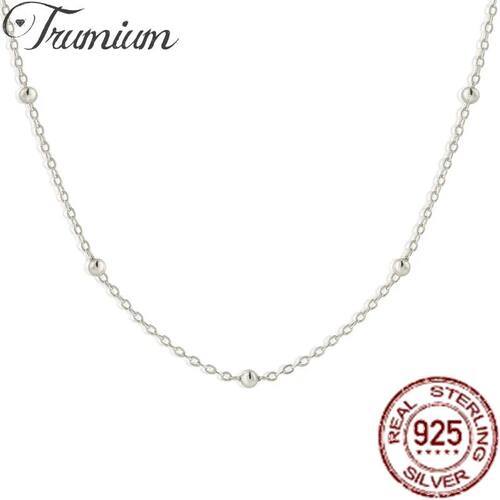 Simple Basic Chain Adjustable Stackable Necklace Beads Chain
