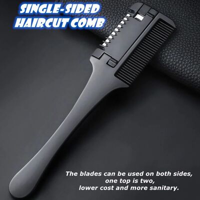Hair Comb Carbon Hair Brush Salon Hairdressing Barbers Handl