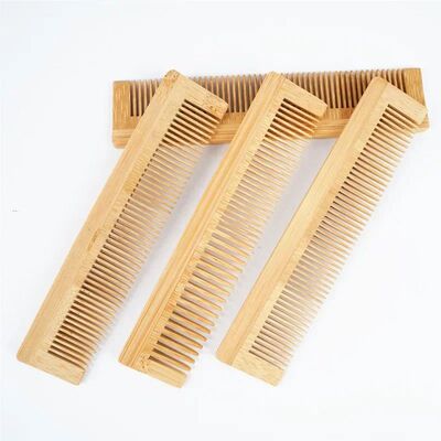 Natural Environmentally Bamboo Comb Anti-static Hair Care Ma