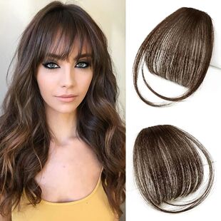 Hair Fake Bangs Extension Synthetic Air Clip