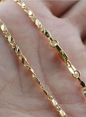 Exquisite Fashion 18K Gold Color Filled Necklace For Women M