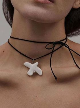 Fashion White Peace Dove Pendant Necklace Earrings for Women
