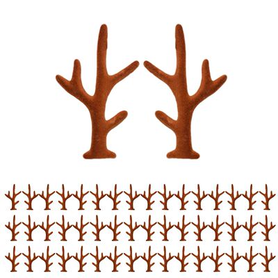 Christmas Reindeer Clips 100pcs Cute Reindeer Hair Barrettes