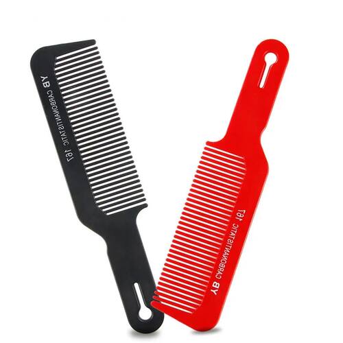 Barbershop Oil Head Clipper Comb Wide Tooth Flat Top Comb He