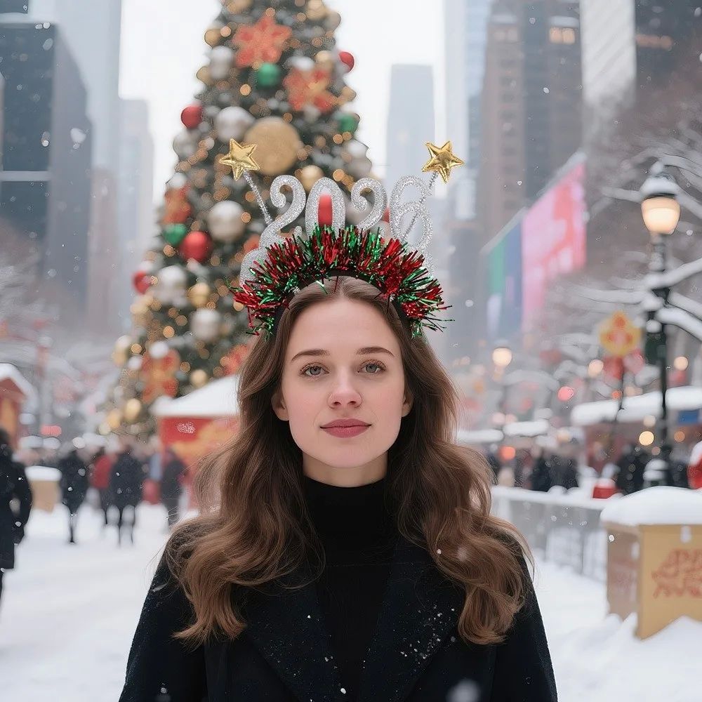 3D Spring Christmas Headband New Year‘s Eve Party Decoratio