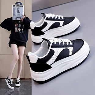 老爹鞋女2026新款爆款春季女鞋百搭厚底轻便休闲小白板鞋女HB1201