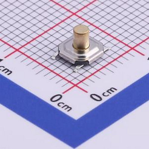 TS-1076S-A11B3 轻触开关5.2*5.2*3.7mm铜头4*4贴片四脚轻触开关2