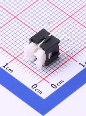 K6-6140D05 6.60mmx6.00mm 黄色带灯开关 插件 轻触开关