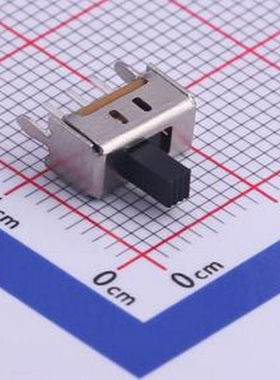 SS12D07L4B 柄长4mm 直插双档 滑动开关 插件 滑动开关