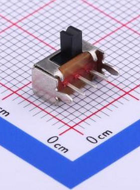 SK12D07VG3 两档位卧式拨动开关,柄长3MM 插件 滑动开关