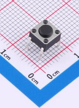 TC-00104-043C 6x6x4.3插脚轻触开关 插件-4P,6x6mm 轻触开关