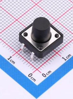 TS015-CBW1FH10.0 12*12*10.0mm 直插 250GF 轻触开关 插件-4P,12