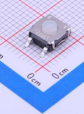 KSC201GLFS 6.2*6.2*0.6mm 立贴 轻触开关 SMD 轻触开关