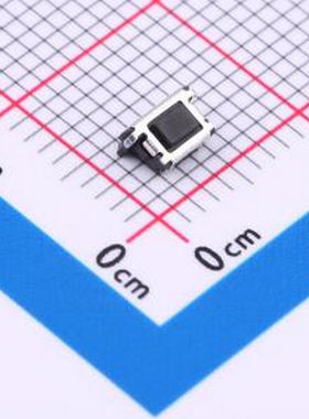 THAM41-CB-R 3x4.5沉式/贴片/2.6H/250gf/全黑/黄胶/编带 SMD-3P,