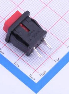 PB-04B-R 方形按钮开关红色柄 - 按键开关
