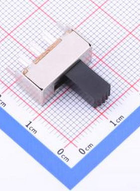 SS-22F07-G010 柄长10mm 直插两档 滑动开关 插件 滑动开关