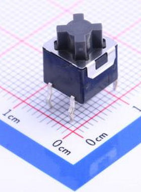 SKPFAAA010 9*8*10mm 直插 轻触开关 插件 轻触开关