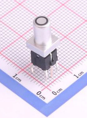 K6-6149D04 绿色带灯开关 插件 轻触开关
