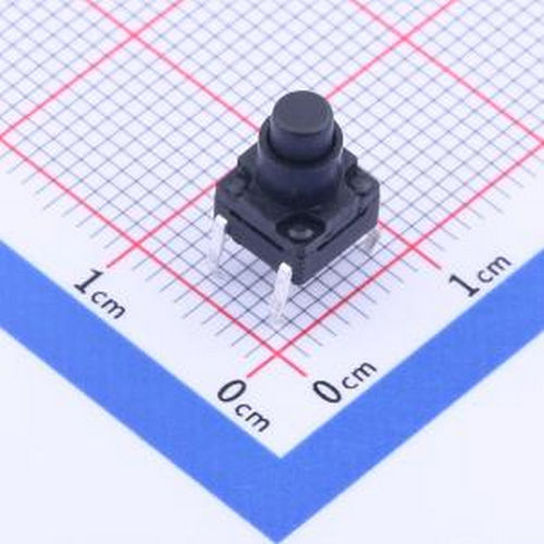 K2-1839DQ-K4SW-02 6.2x6.2x9 带胶套插件防水开关 插件 轻触开关
