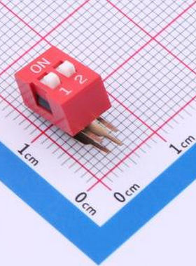 SMWA-02R-TP 间距2.54mm 2位拨码开关 - 拨码开关