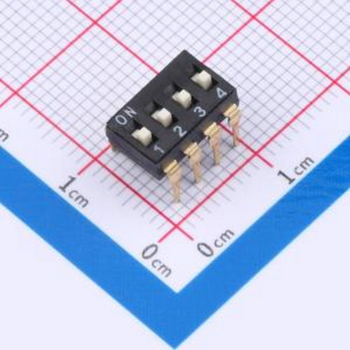TAM104EZ 2.54间距 4P 拨码开关 轻触开关 插件 拨码开关